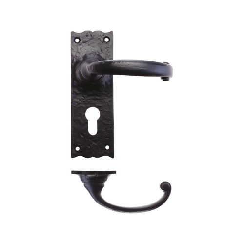 Traditional Lever on Euro Backplate