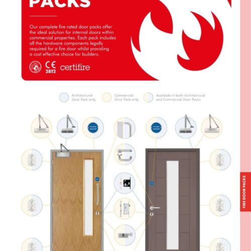 Alternative view of Fire Door Pack FDP A3 Office Kit Locking - Architectural Version