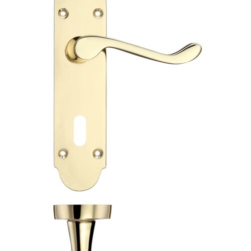 Project Oxford lever on lock backplate - 168mm x 42mm