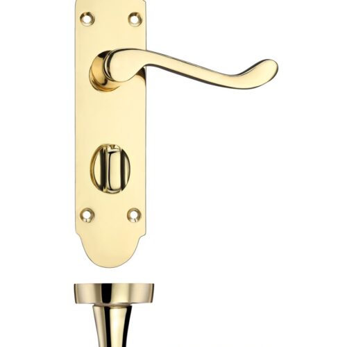 Project Oxford lever on bathroom backplate - 168mm x 42mm