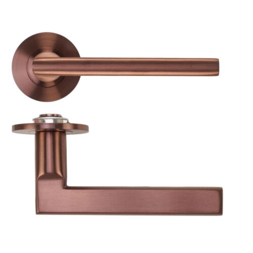 round slim sprung rose varese lever handle