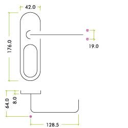 Alternative view of Inner Plate for Architectural Aluminium