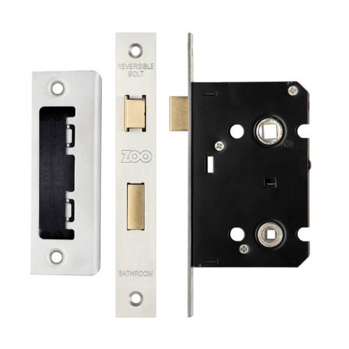 Bathroom Lock 2.5 Inch 57mm Centres Stainless Steel Privacy Door Lock