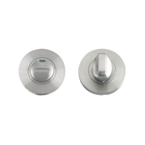 Turn and Release – Complete with Escutcheon C/W Indicator and 5mm Spindle – 52mm Rose – Grade 304 – Fixings Included
