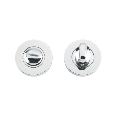 Turn and Release Lock – 52mm Rose, 5mm Spindle, Complete with Escutcheon – Grade 304 – Fixings Included