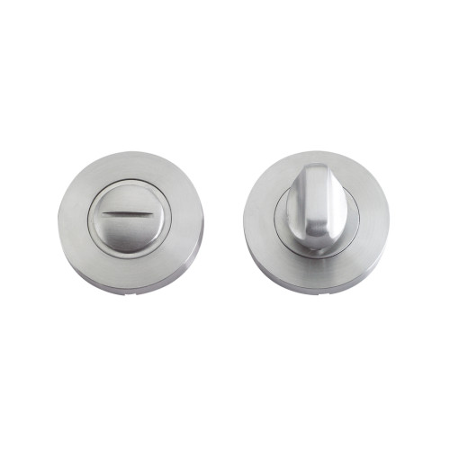 Turn and Release – Complete with Escutcheon and 5mm Spindle – 52mm Rose – Grade 304 – Fixings Included