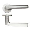 Stainless Steel Lever Handle on Push On Rose Grade 304 Durable Modern Door Handle Design