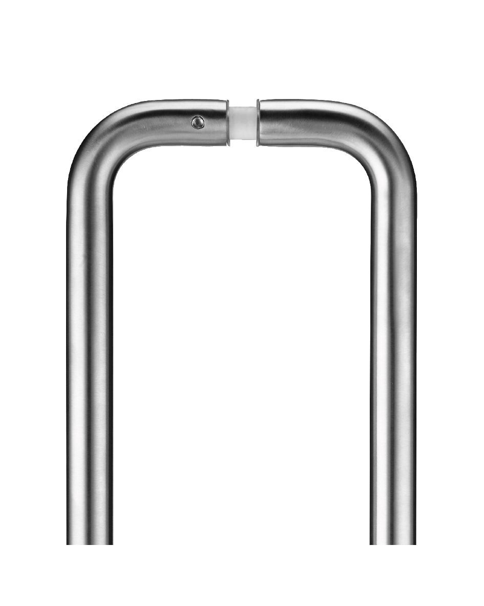 Pair of 19mm D Pull Handles Grade 201 Stainless Steel Complete with Back to Back Fixings - Image 4