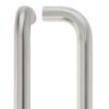 22mm D Pull Handle Grade 201 Stainless Steel Bolt Through Fixings