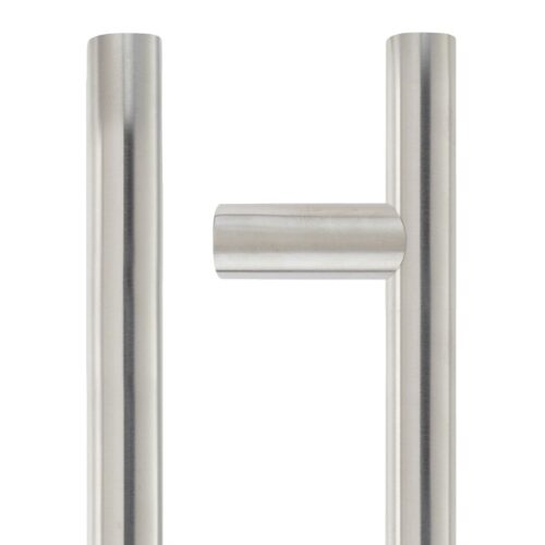 19mm Guardsman Pull Handle Grade 201 Stainless Steel Bolt Through Fixings