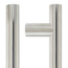 30mm Guardsman Pull Handle 800mm Grade 201 Stainless Steel Bolt Through Fixings 600mm Centres