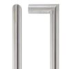 19mm Mitred Pull Handle Grade 201 Stainless Steel Bolt Through Fixings