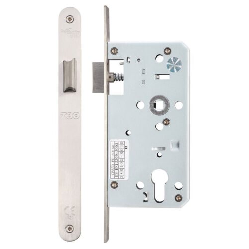 Din Latch Backset 55mm Radius Edge Mortice Door Lock