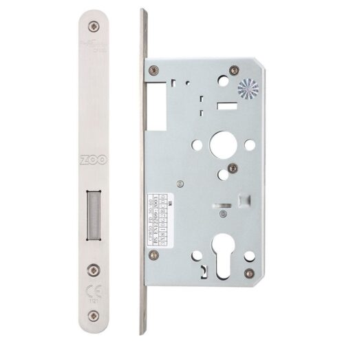 DIN Euro Deadlock Backset 60mm Radius High Security Mortice Lock