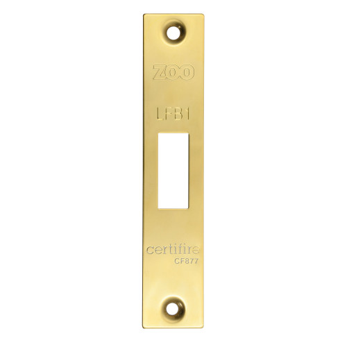 Square Forend Strike and Escutcheon Pack Compatible with ZFB01 Fire Brigade Lock