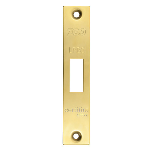 Square Forend Strike and Escutcheon Pack Compatible with ZFB02 Fire Brigade Lock