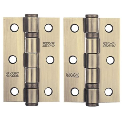 Door Hinge 2 Ball Bearing 3 Inch x 2 Inch x 2mm Steel Heavy Duty Durable Hardware Design