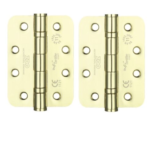 Ball Bearing Steel Hinge 102mm x 76mm x 3mm Radius Heavy Duty Door Hinge Durable Modern Hardware Design