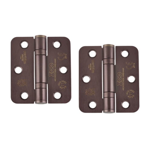 Grade 11 Ball Bearing Hinge Stainless Steel Radius Grade 201 76mm x 67mm x 2.5mm Heavy Duty Door Hardware