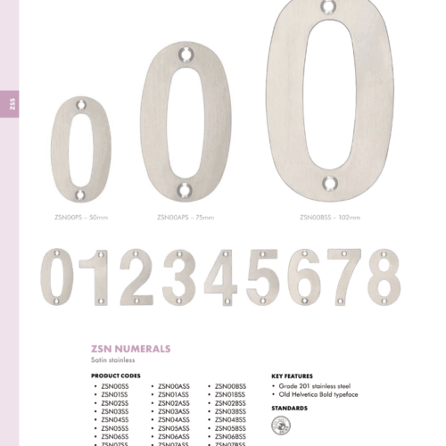 Alternative view of Numeral 8 Door Number Plaque Durable House Sign Clear Identification