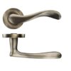 Asti Lever on Round Rose 50 x 8mm Round Sprung Rose Stainless Steel Door Handle Fixings Included
