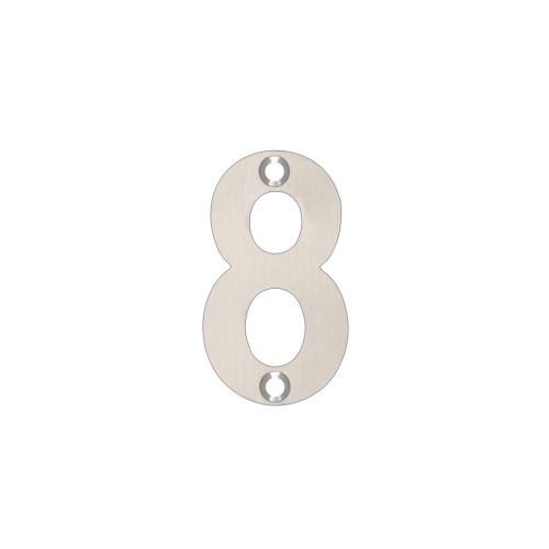 Numeral 8 50mm Door Number Plaque Durable House Sign Clear Identification